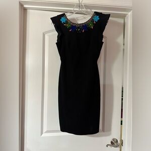 Anthropologie x Bailey 44 Black Mini Dress - Size Large